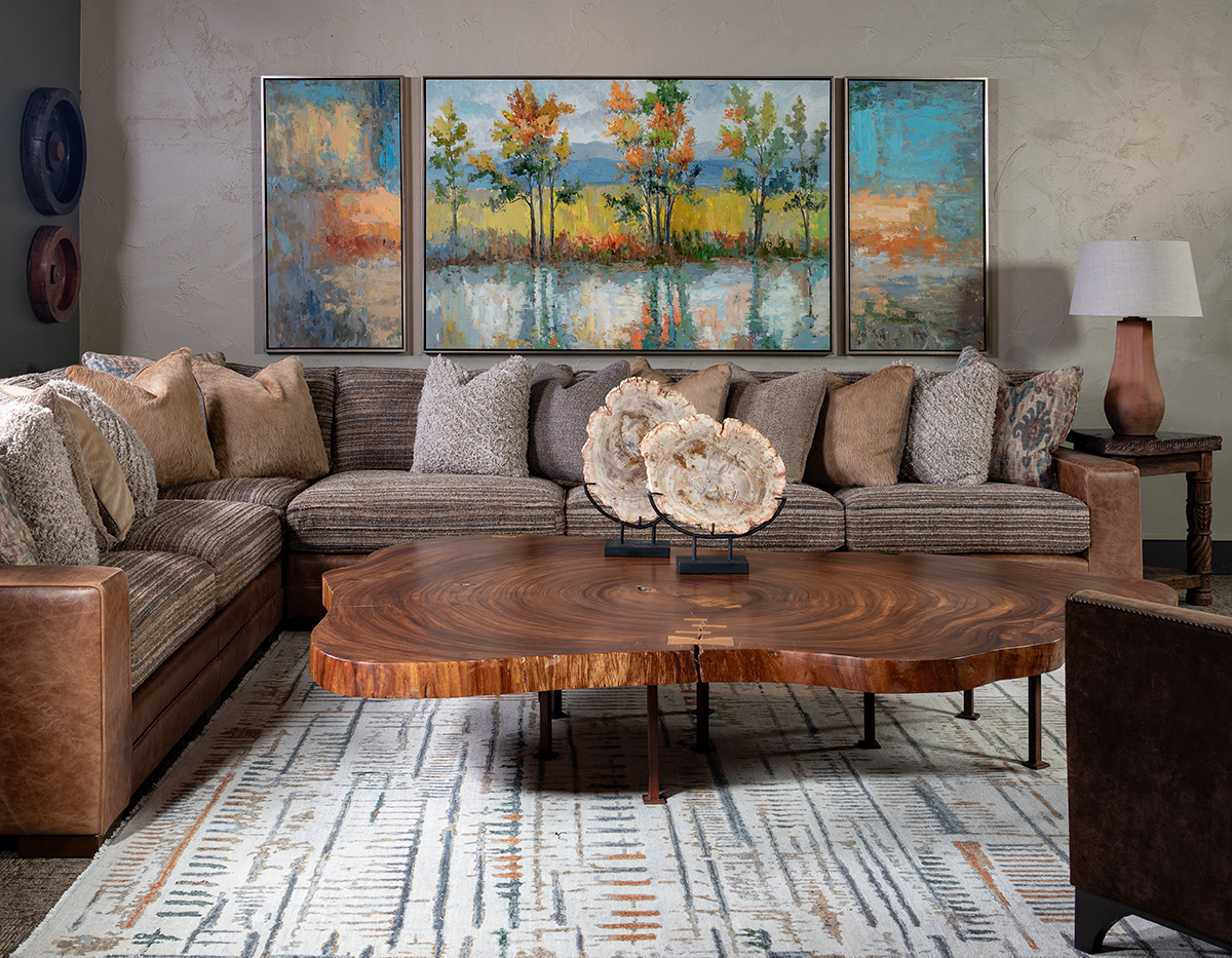 How to Use Organic Shapes to Soften a Room